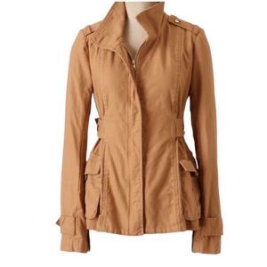 Anthropologie Sunner Tan Utility Jacket